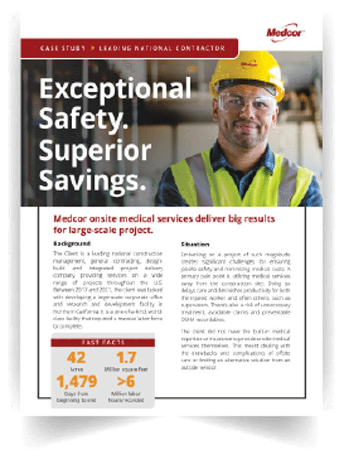 Leading National Contractor Case Study Enhancing Safety and Cost Savings